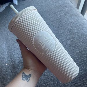 Starbucks China white/cream matte tumbler